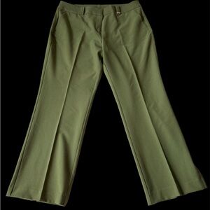 Nine West pants brand new without tags dress formal career slacks size 14 green